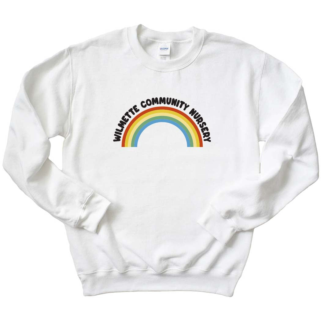 Rainbow ~ Youth Sweatshirt ~ Wilmette Community Nursery School