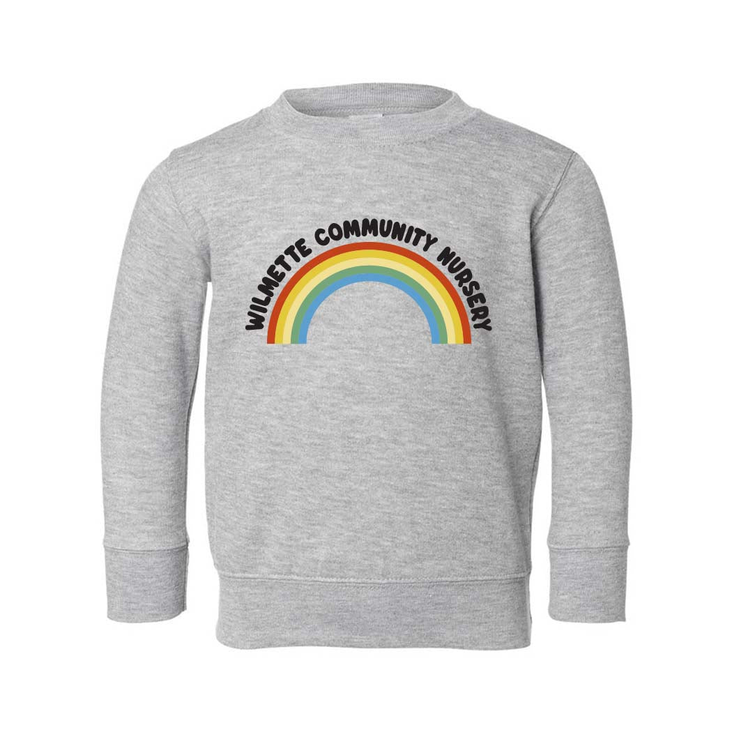 Rainbow ~ Youth Sweatshirt ~ Wilmette Community Nursery School