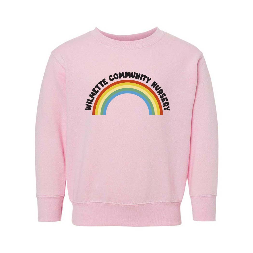 Rainbow ~ Youth Sweatshirt ~ Wilmette Community Nursery School