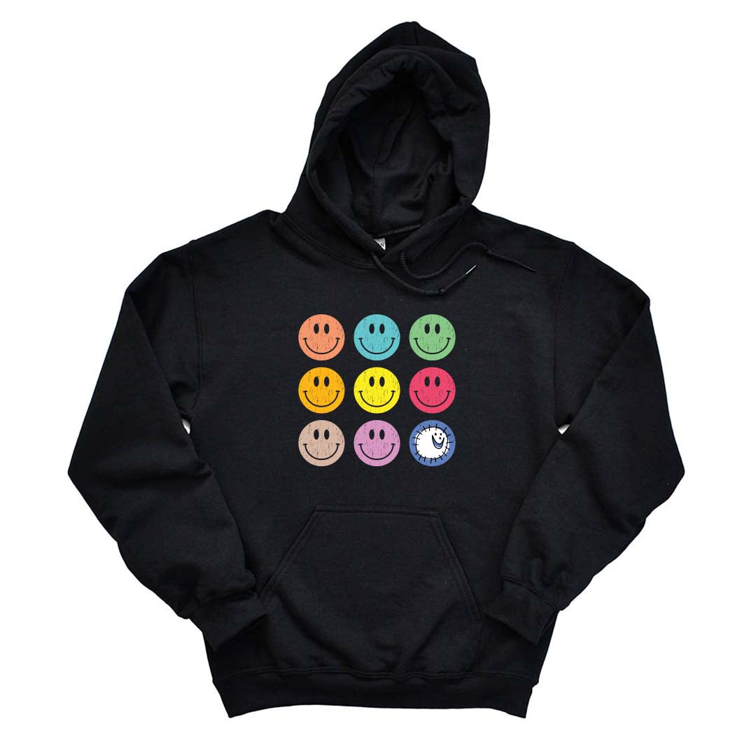 Smiley Array ~ Youth Hoodie ~ Wilmette Community Nursery School