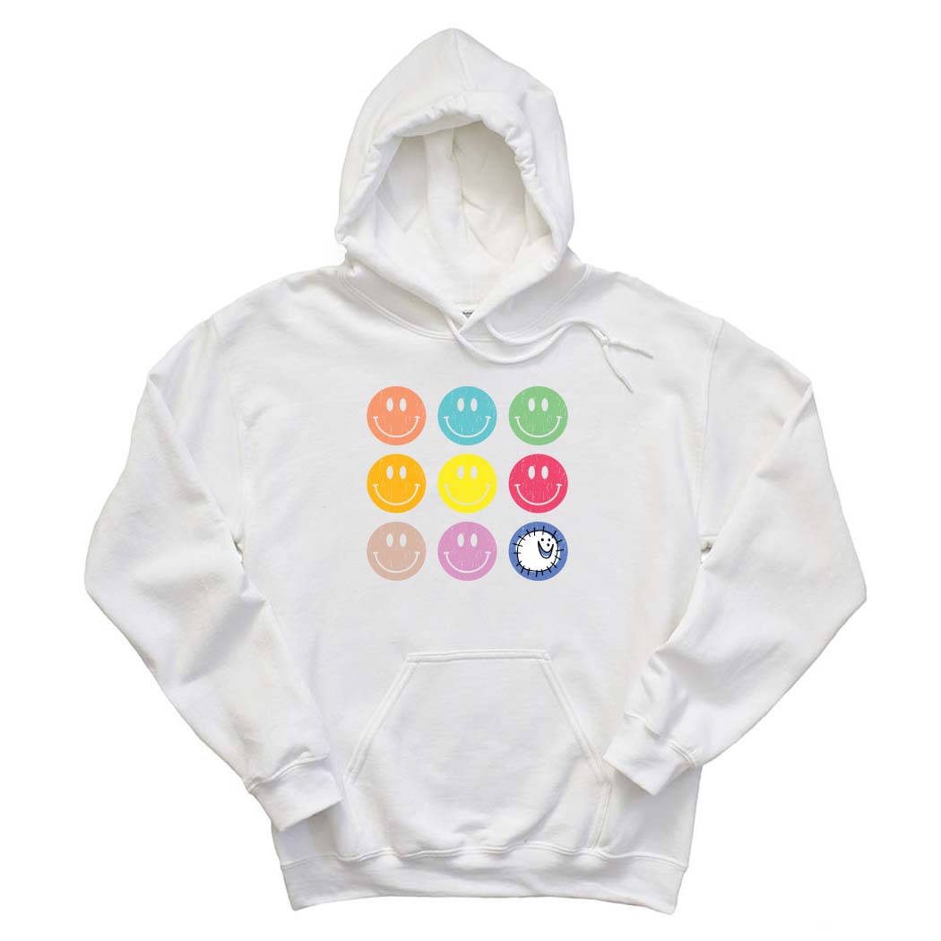 Smiley Array ~ Youth Hoodie ~ Wilmette Community Nursery School
