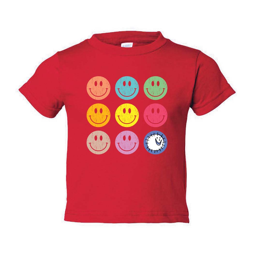 Smiley Array ~ Youth T-Shirt ~ Wilmette Community Nursery School