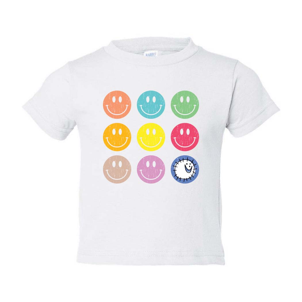 Smiley Array ~ Youth T-Shirt ~ Wilmette Community Nursery School