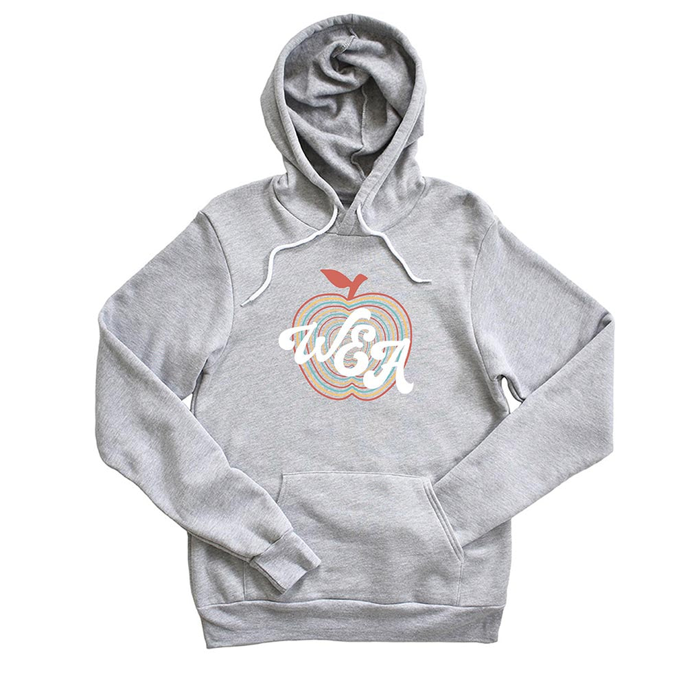 Retro Apple ~ Hoodie ~ Wilmette Education Association