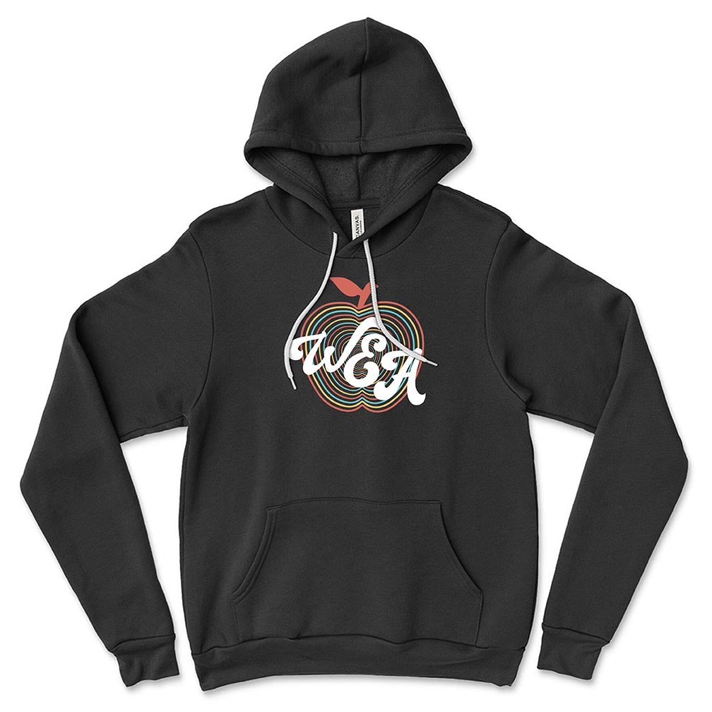 Retro Apple ~ Hoodie ~ Wilmette Education Association