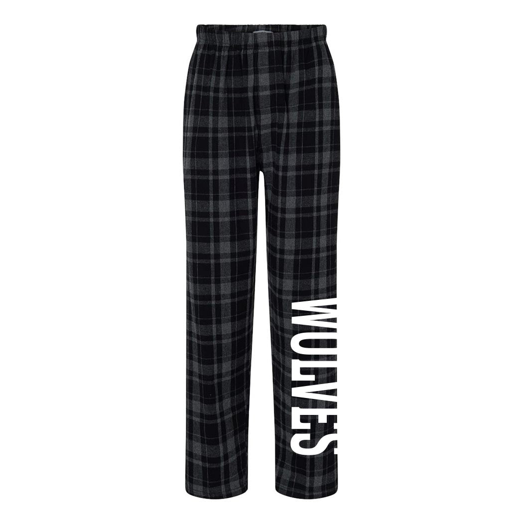 Wolves Pants ~ Flannel Pants ~ Wilmette Junior High School