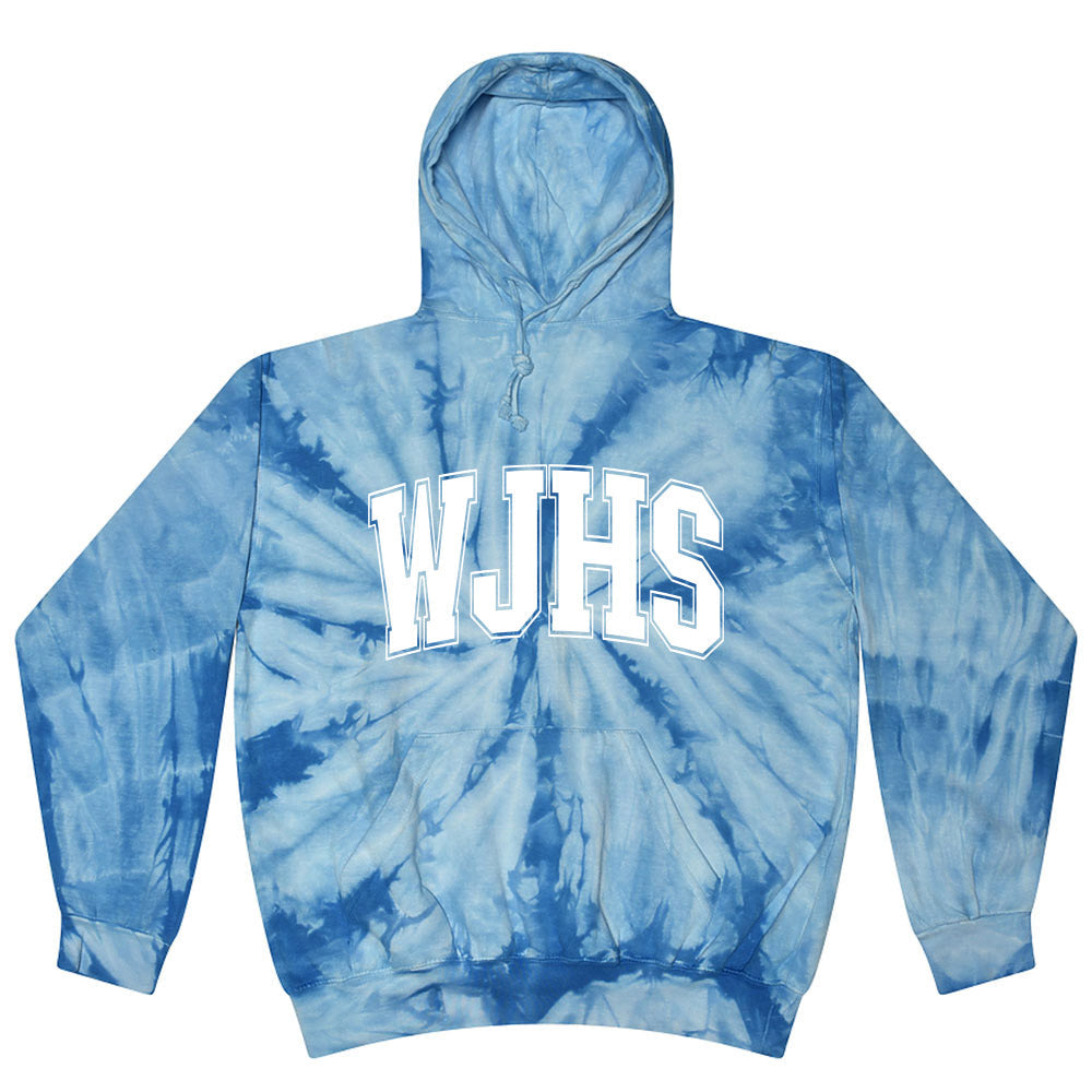 Extended Arc ~ Tie-Dye Hoodie ~ Wilmette Junior High School