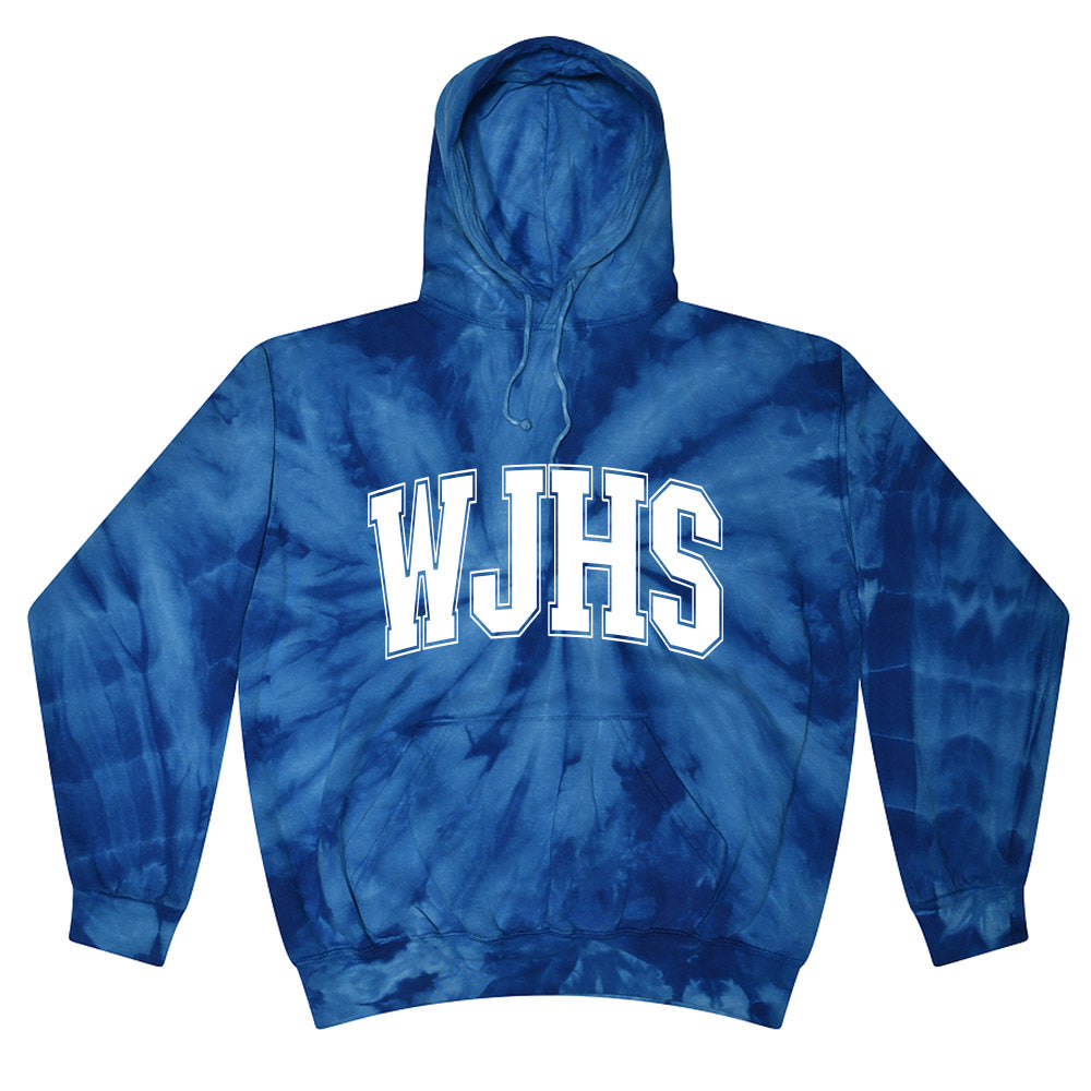 Extended Arc ~ Tie-Dye Hoodie ~ Wilmette Junior High School