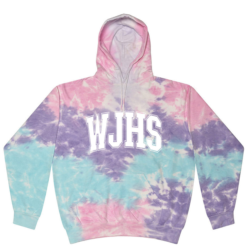 Extended Arc ~ Tie-Dye Hoodie ~ Wilmette Junior High School