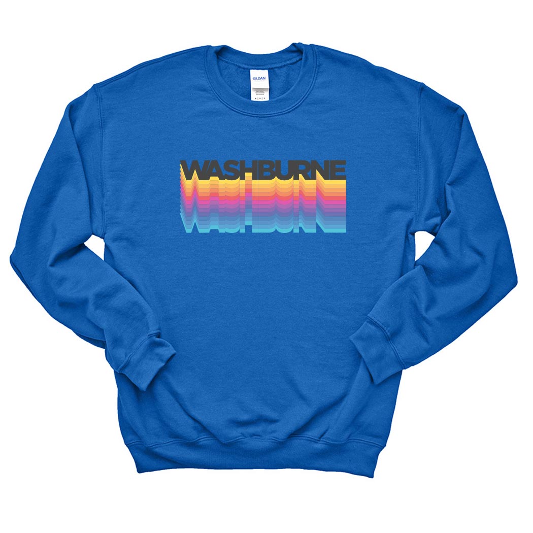 Rainbow ~ Crewneck Sweatshirt ~ Washburne School
