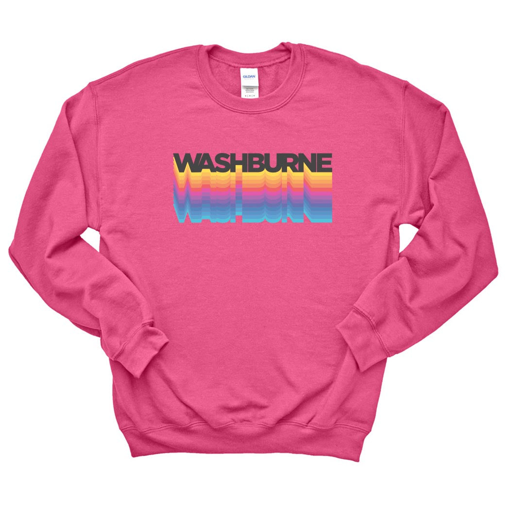 Rainbow ~ Crewneck Sweatshirt ~ Washburne School