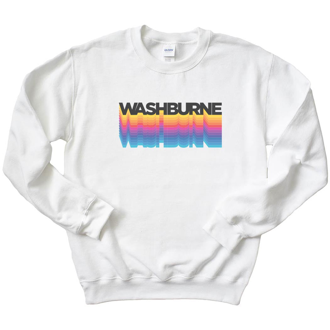 Rainbow ~ Crewneck Sweatshirt ~ Washburne School