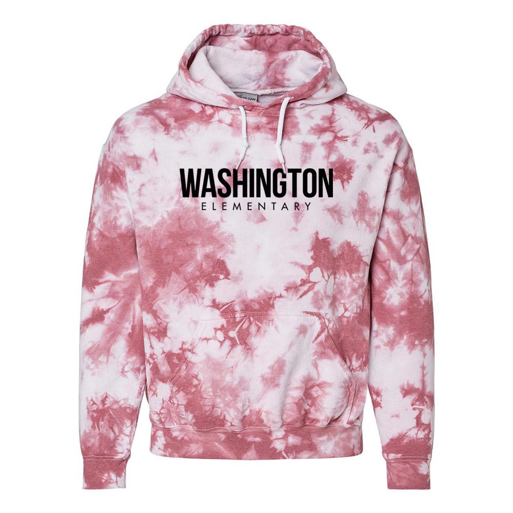 Modern ~ Tie-Dye Hoodie ~ Washington Elementary School