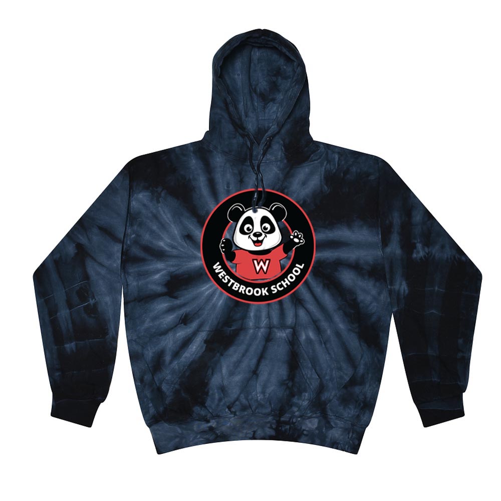 School Logo ~ Tie-Dye Hoodie ~ Westbrook Elementary School