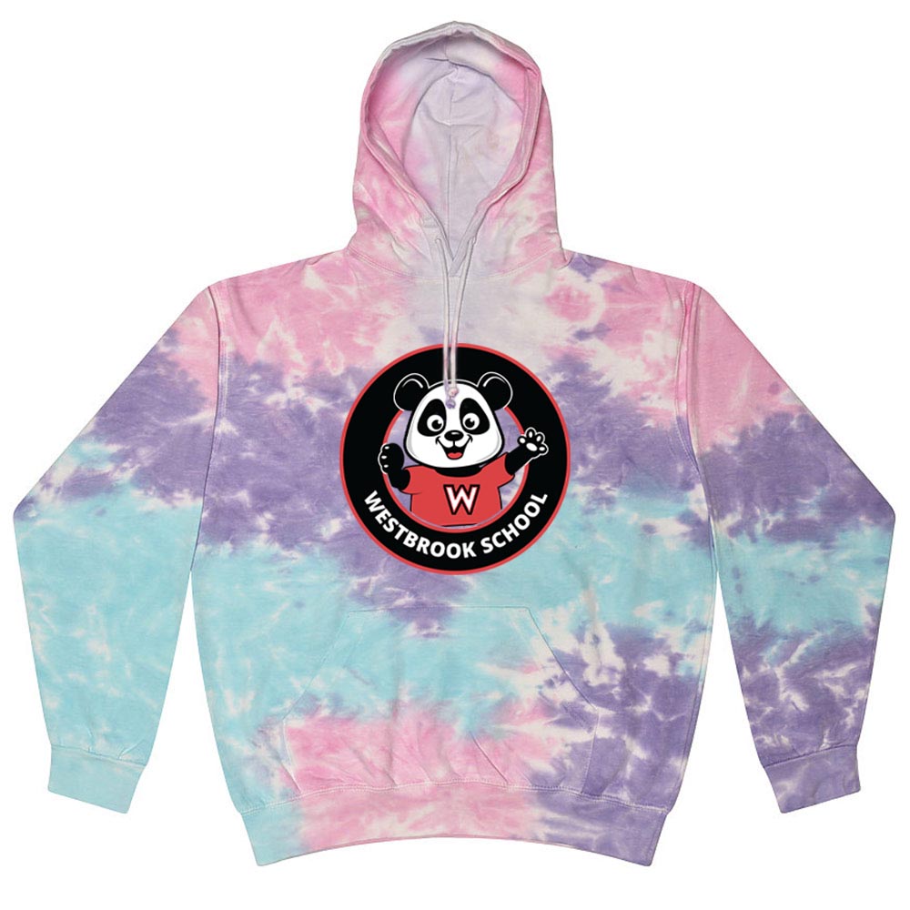 School Logo ~ Tie-Dye Hoodie ~ Westbrook Elementary School