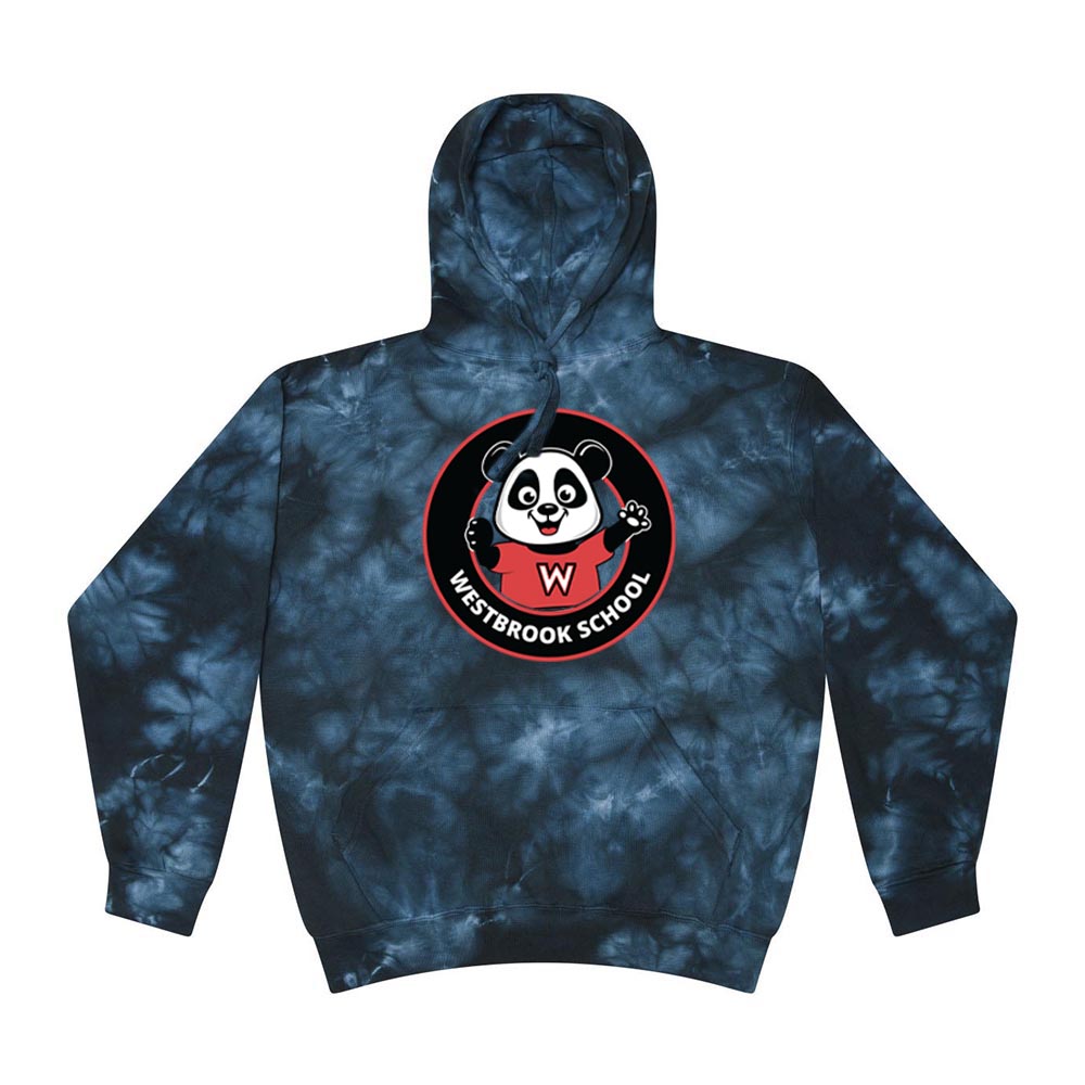 School Logo ~ Tie-Dye Hoodie ~ Westbrook Elementary School