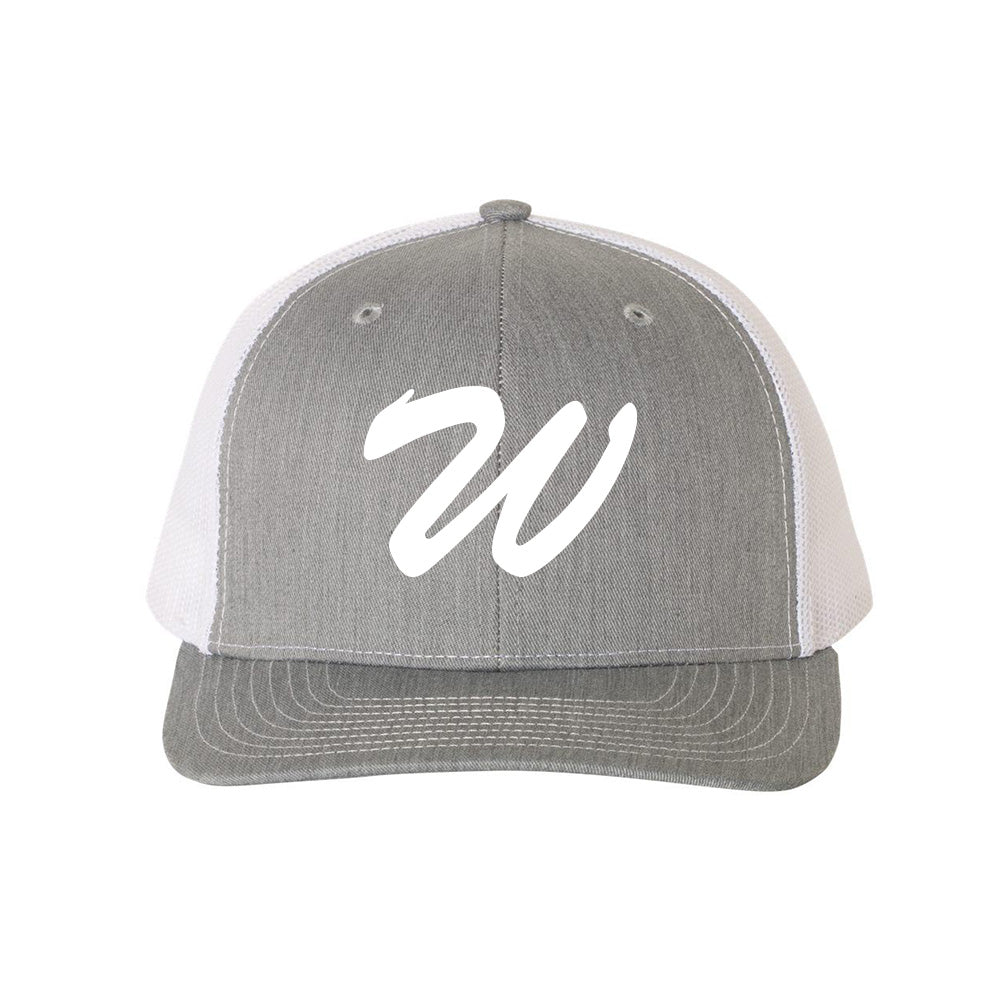 Embroidered W ~ Trucker Cap ~ Wilmette Baseball