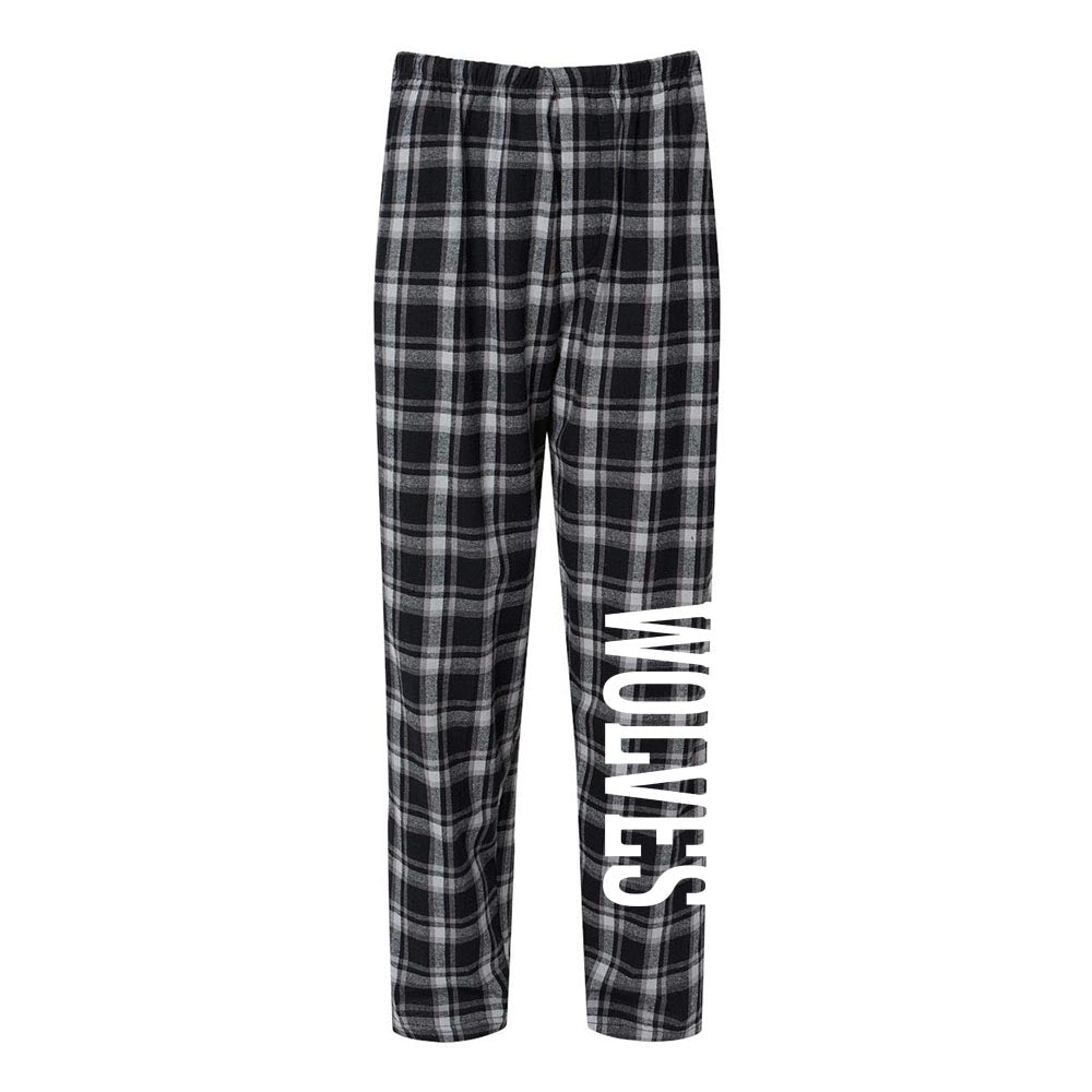 Wolves Pants ~ Flannel Pants ~ Wilmette Junior High School