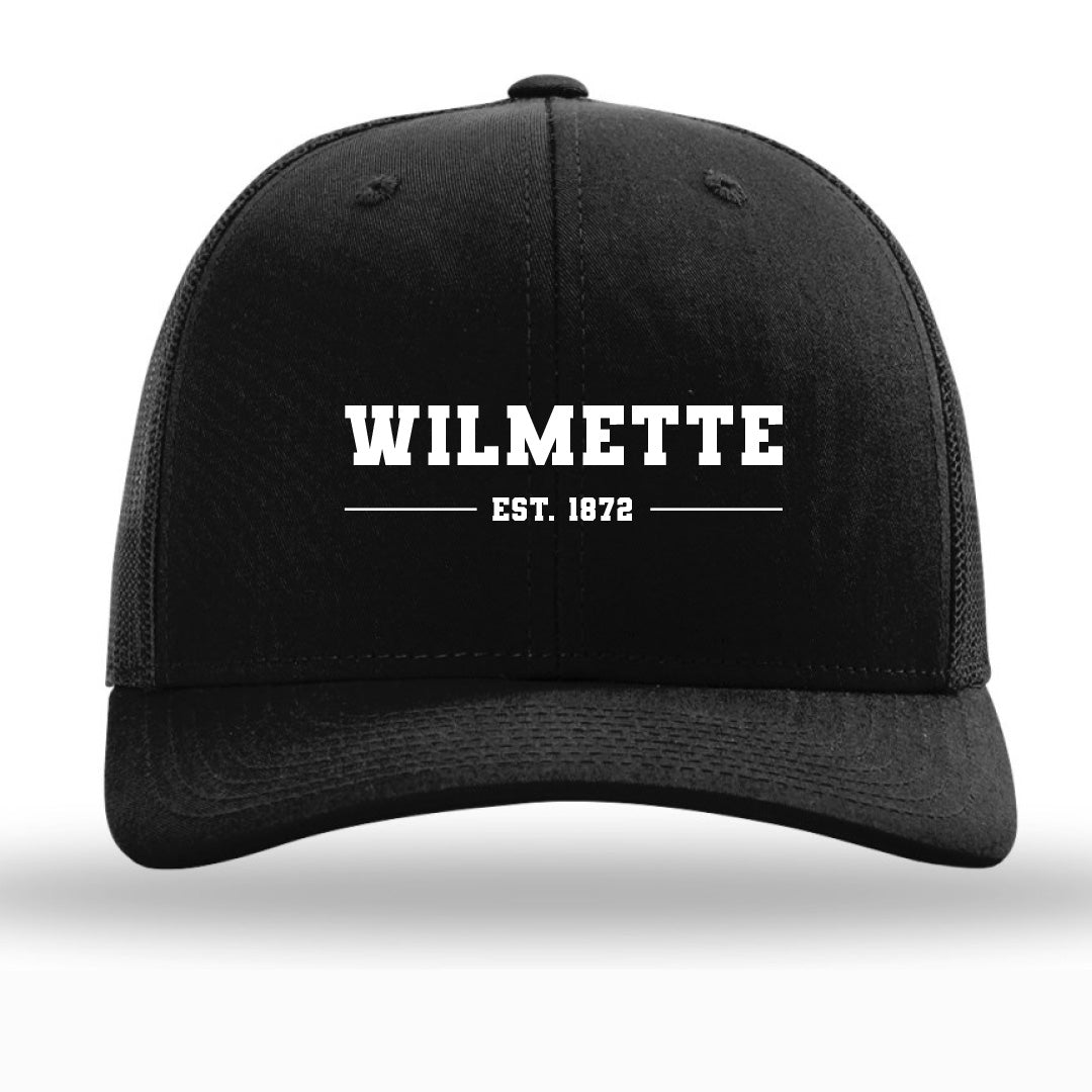 Wilmette Established ~ Trucker Hat ~ Club Wilmette