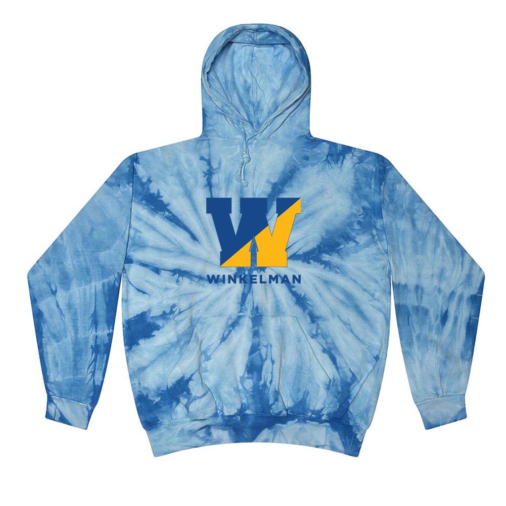 Split W - Tie Dye Hoodie - Winkelman Elementary School