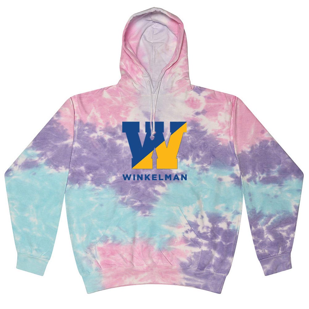 Split W - Tie Dye Hoodie - Winkelman Elementary School