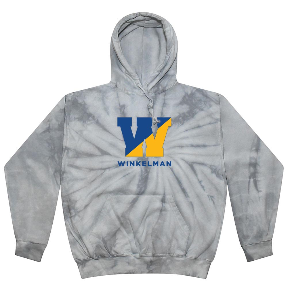 Split W - Tie Dye Hoodie - Winkelman Elementary School