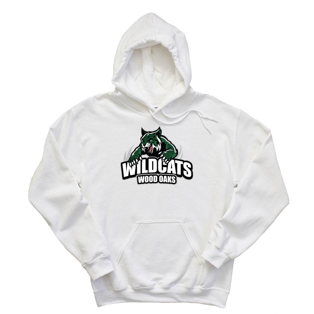Wildcats Mascot ~ Hoodie ~ Wood Oaks Junior High