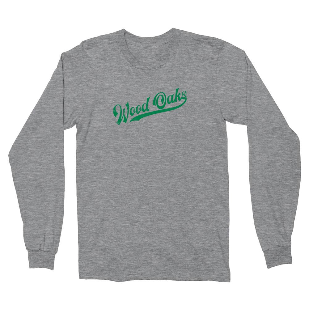 Retro Script ~ Long Sleeve T-Shirt ~ Wood Oaks Junior High