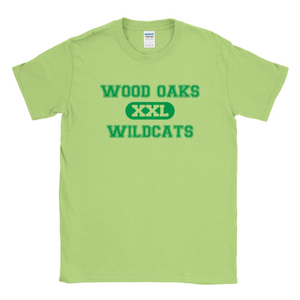 WOOD OAKS XXL TEE ~ WOOD OAKS JUNIOR HIGH ~ adult ~ classic unisex fit