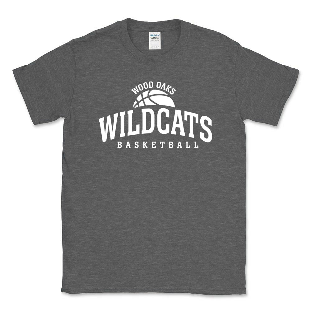 Basketball ~ Cotton T-Shirt ~ Wood Oaks Athletics