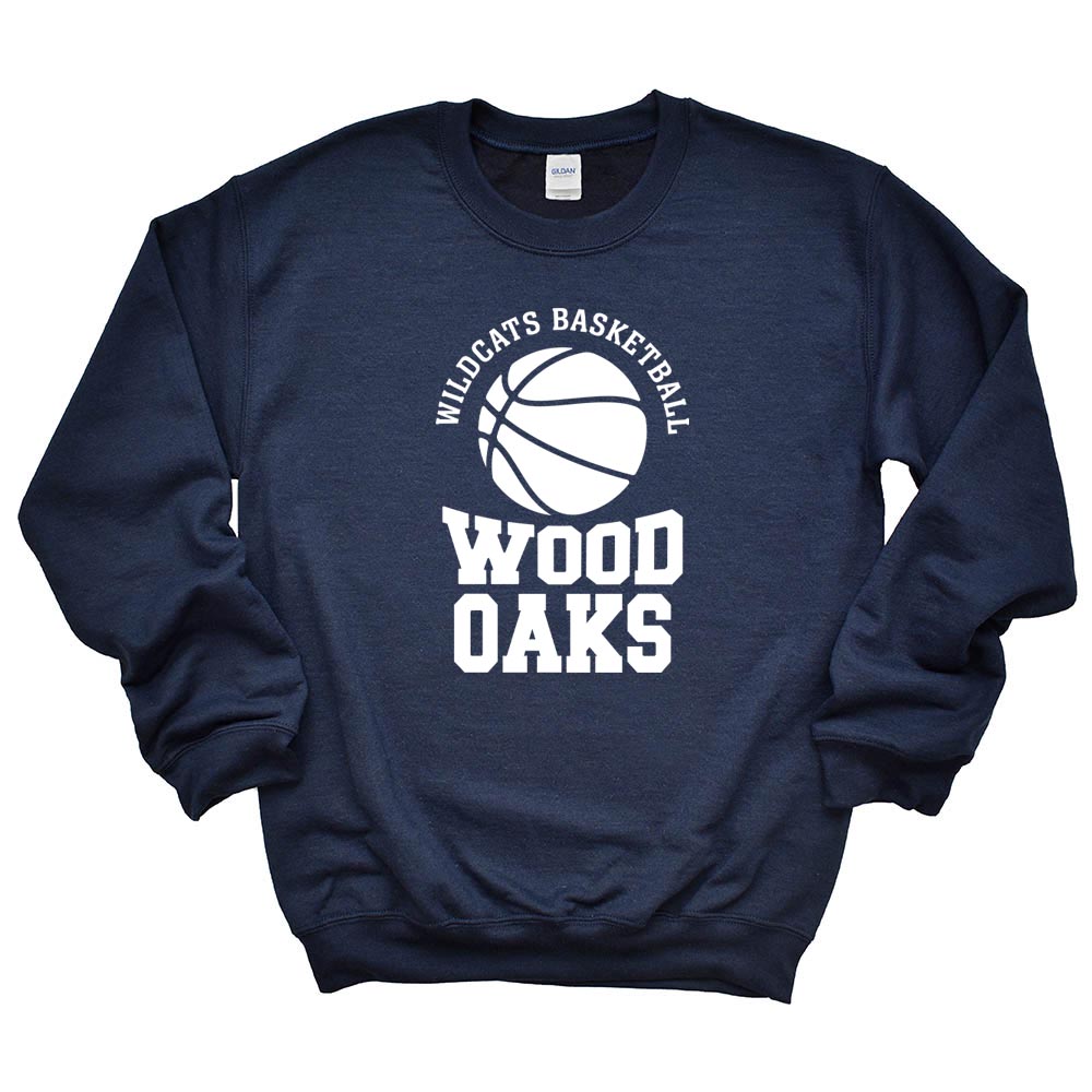 Basketball Sweatshirt ~ Wood Oaks Athletics