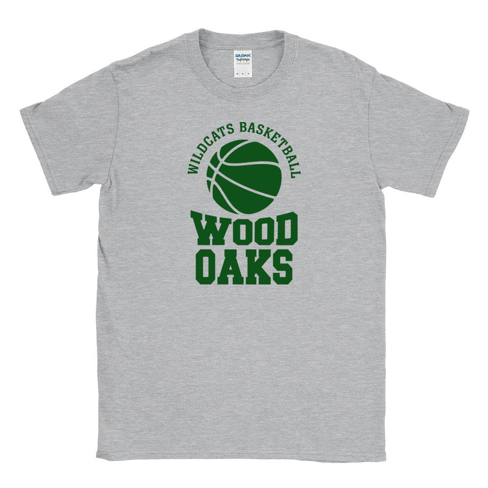Basketball Stack ~ Cotton T-Shirt ~ Wood Oaks Athletics