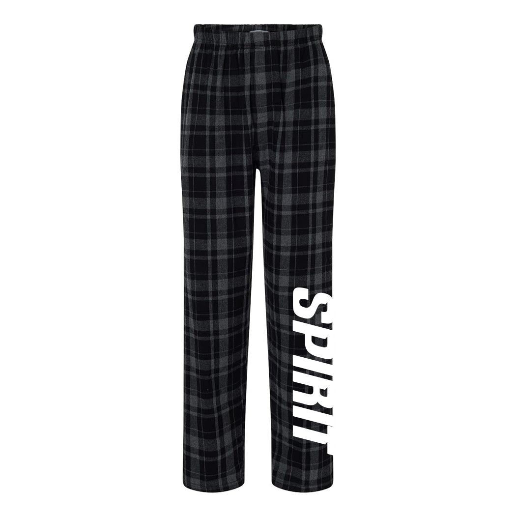 Spirit Flannel Pants ~ Wood Oaks Athletics-black jordan plaid