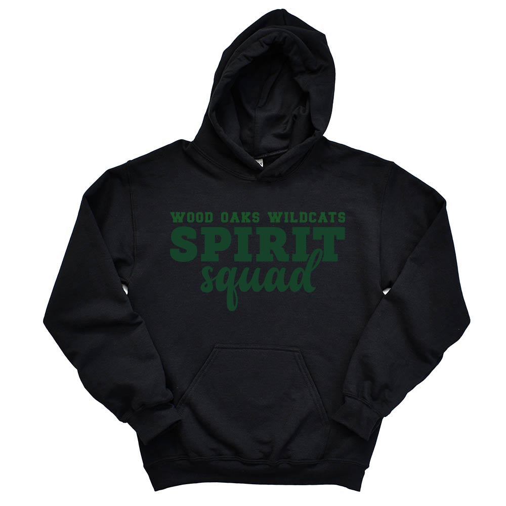 SPIRIT SQUAD HOODIE ~ WOOD OAKS ATHLETICS ~ youth & adult ~ classic unisex fit