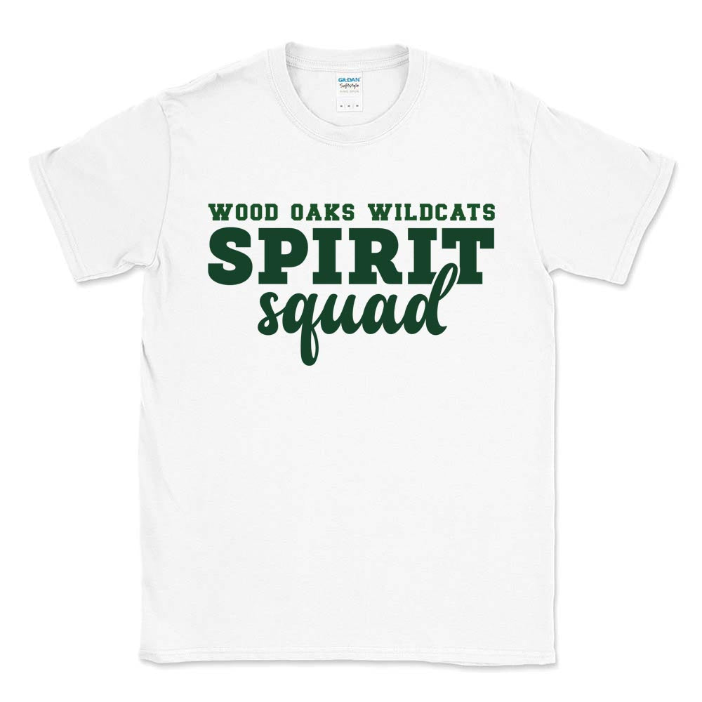 Spirit Squad ~ Cotton T-Shirt ~ Wood Oaks Athletics