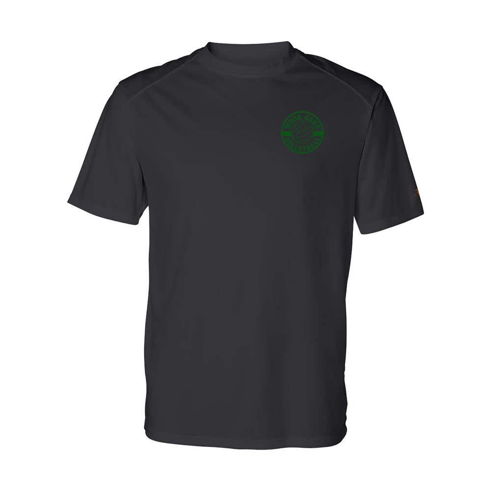 Volleyball Logo ~ Performance T-Shirt ~ Wood Oaks Athletics