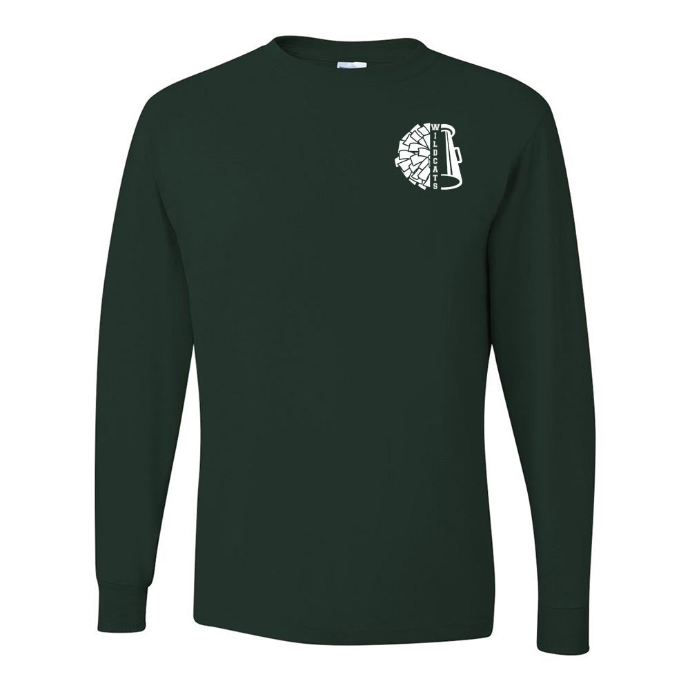 Spirit Squad ~ Long Sleeve 50/50 T-Shirt ~ Wood Oaks Athletics