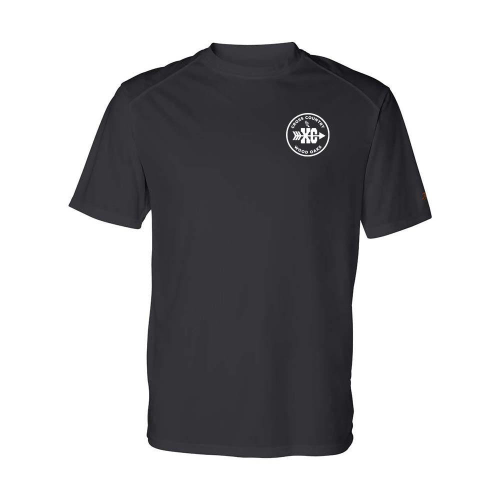 Cross Country Logo ~ Performance T-Shirt ~ Wood Oaks Athletics