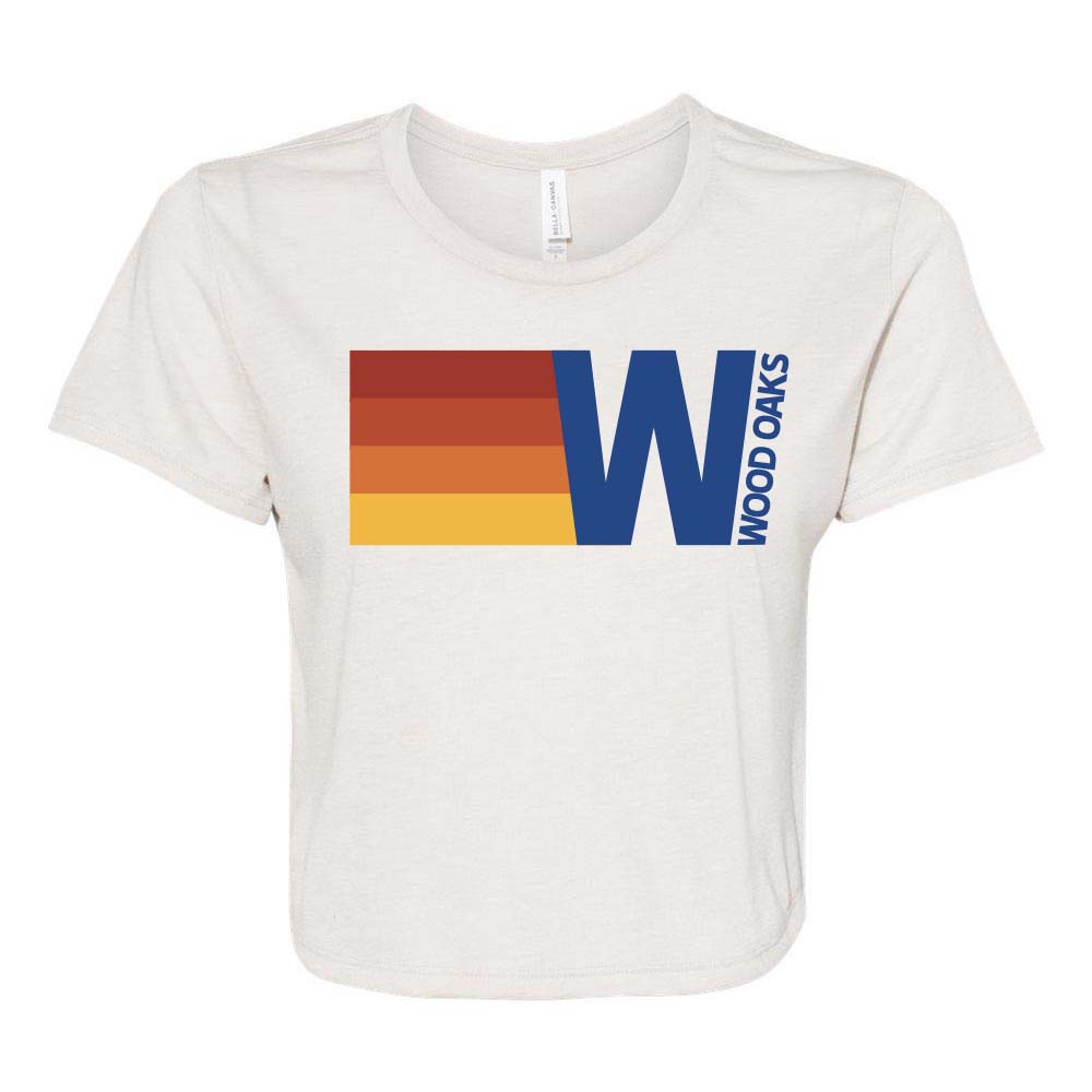 Wood Oaks Nation ~ Crop Tee ~ Wood Oaks Junior High