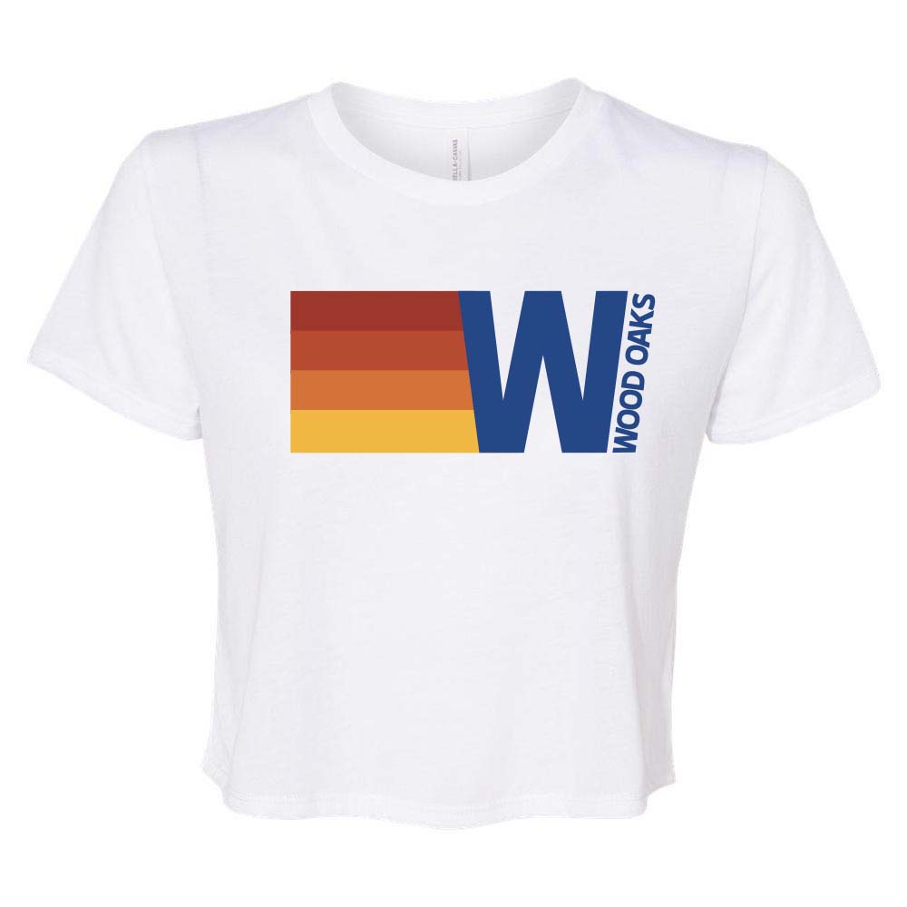 Wood Oaks Nation ~ Crop Tee ~ Wood Oaks Junior High
