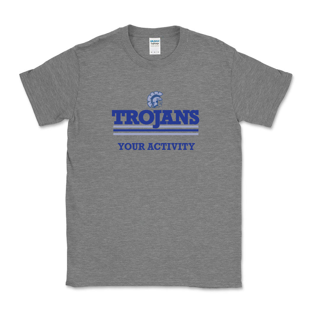 Your Activity ~ Cotton T-Shirt ~ Northbrook Junior High School-graphite heather