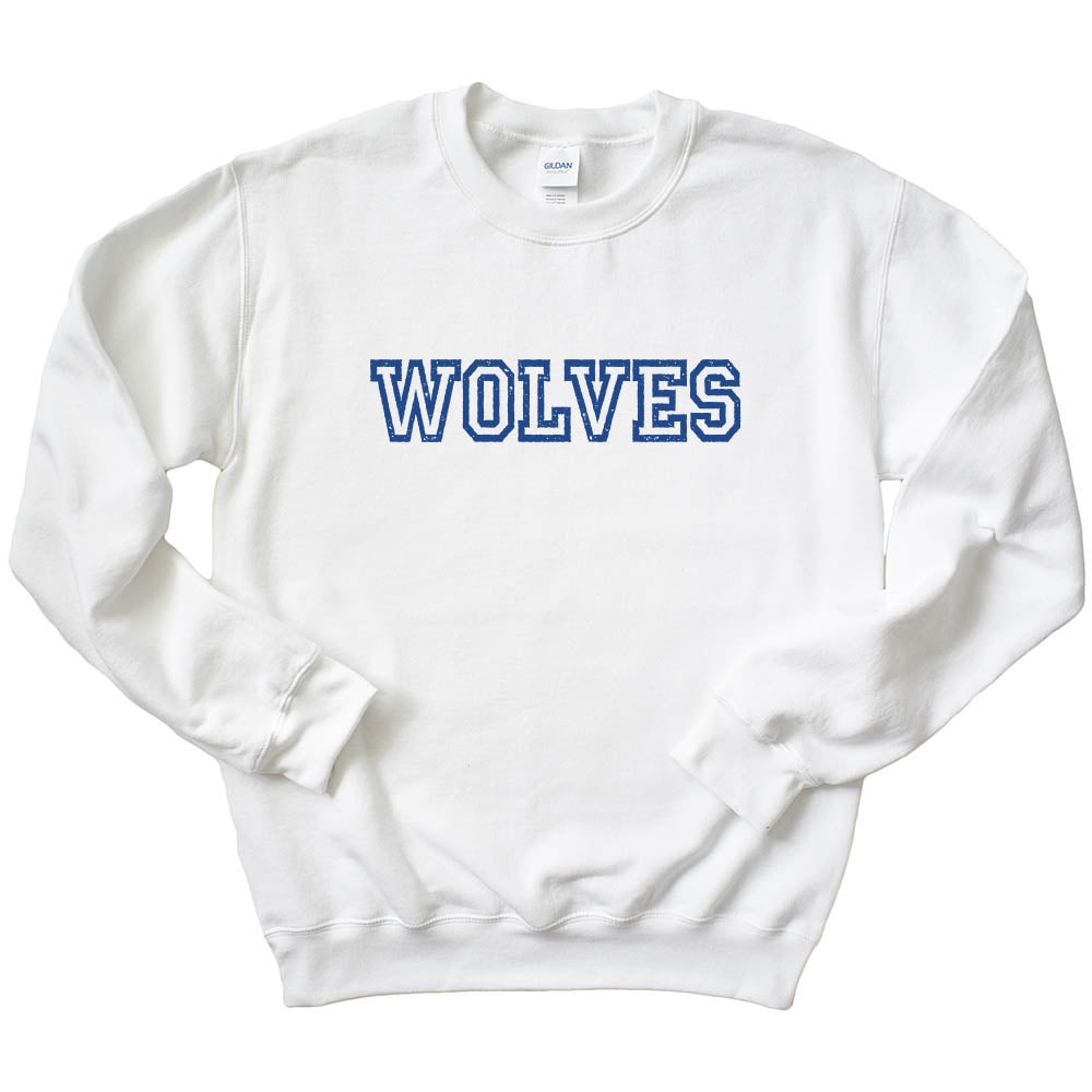 Allstar Wolves ~ Crewneck Sweatshirt ~ Wilmette Junior High School