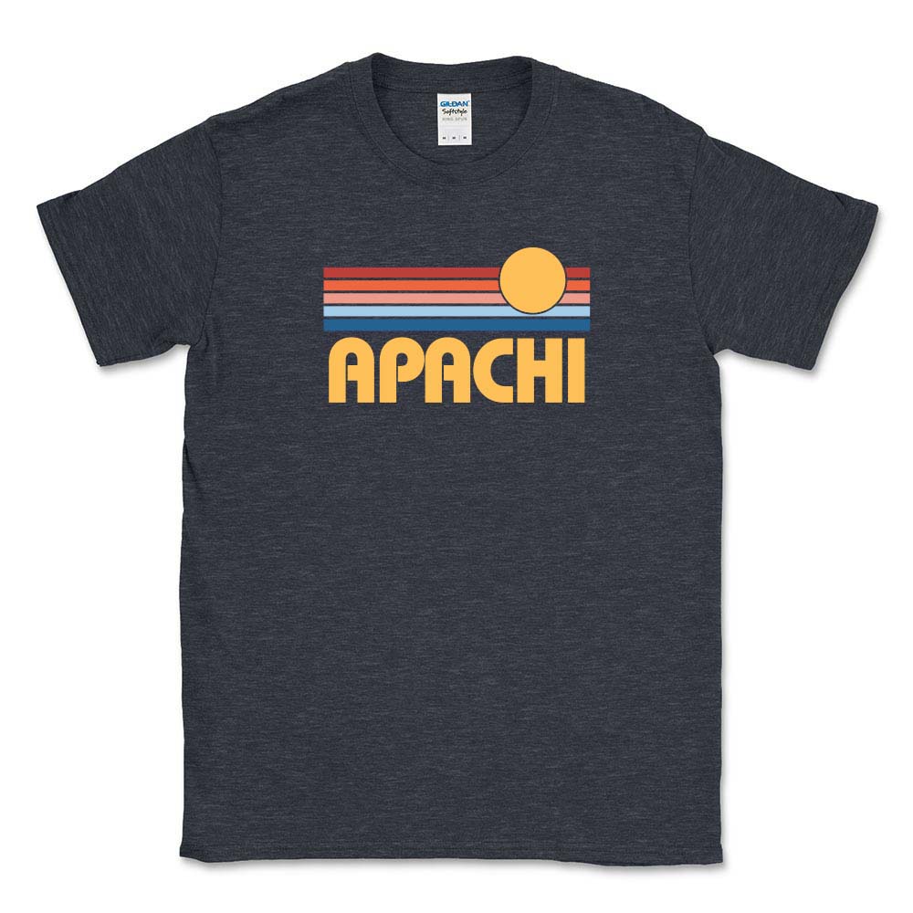 SUNSET STRIPES APACHI DRYBLEND TEE ~ APACHI DAY CAMP ~ youth ~ classic unisex fit