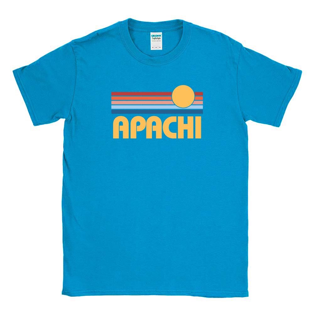 SUNSET STRIPES APACHI DRYBLEND TEE ~ APACHI DAY CAMP ~ youth ~ classic unisex fit