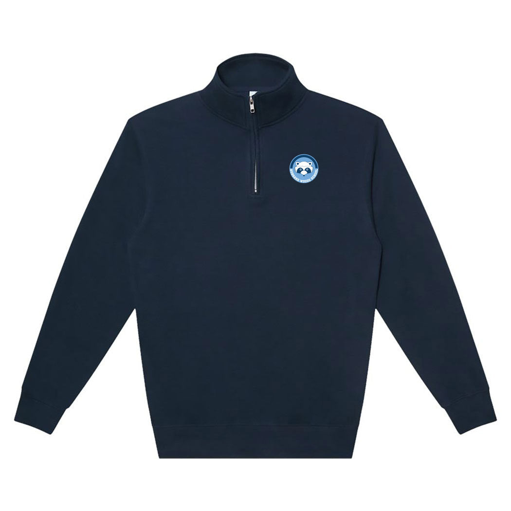 Badge ~ 1/4 Zip Sweatshirt ~ Hubbard Woods Elementary School