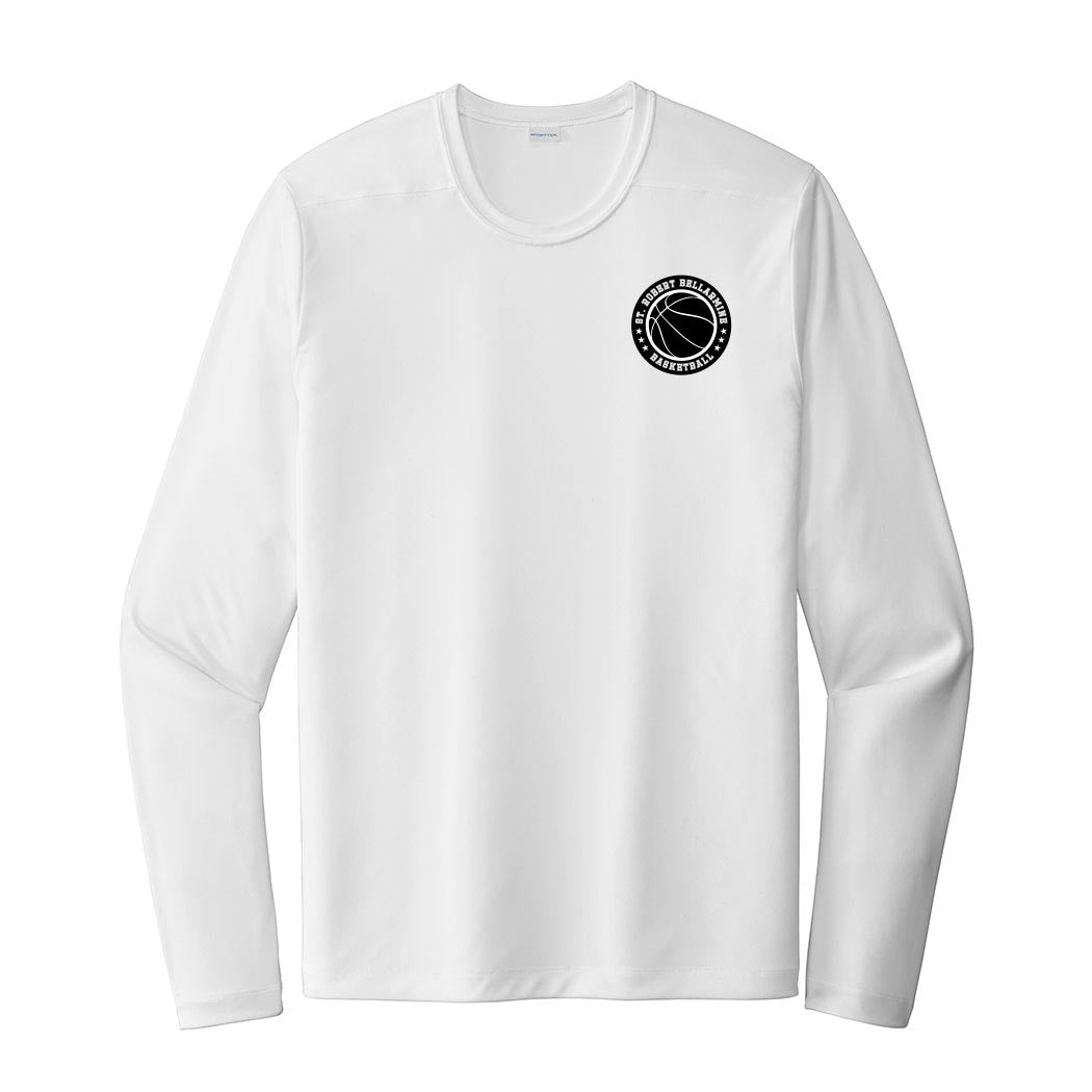 Basketball Badge ~ Long Sleeve Performance Tee ~ St. Robert Bellarmine Academy
