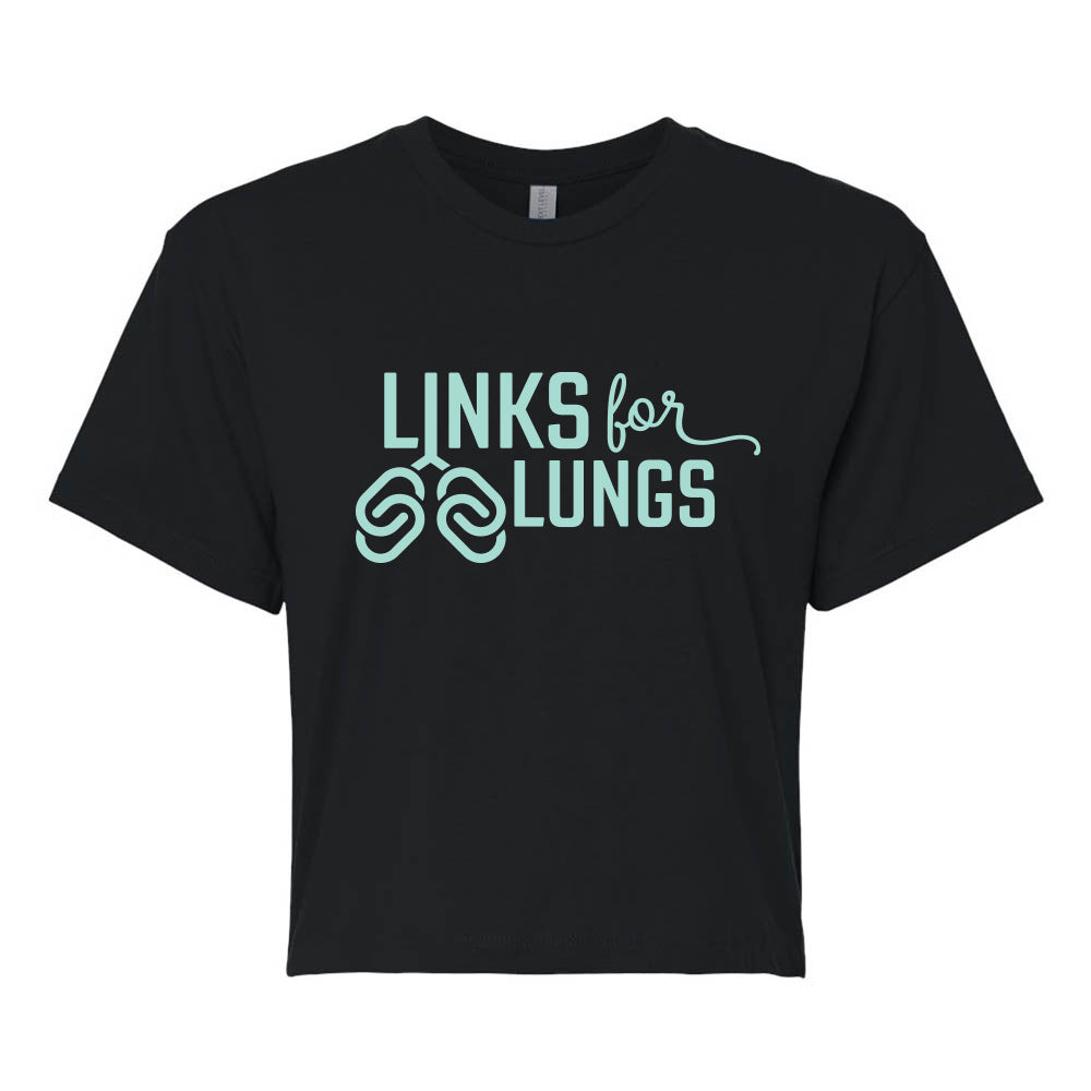 LINKS FOR LUNGS ~ crop tee ~ classic fit