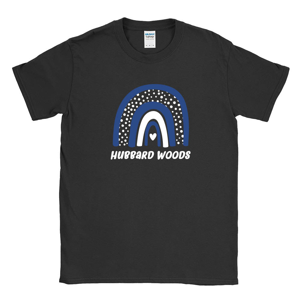 Boho Rainbow ~ Cotton T-Shirt ~ Hubbard Woods Elementary School