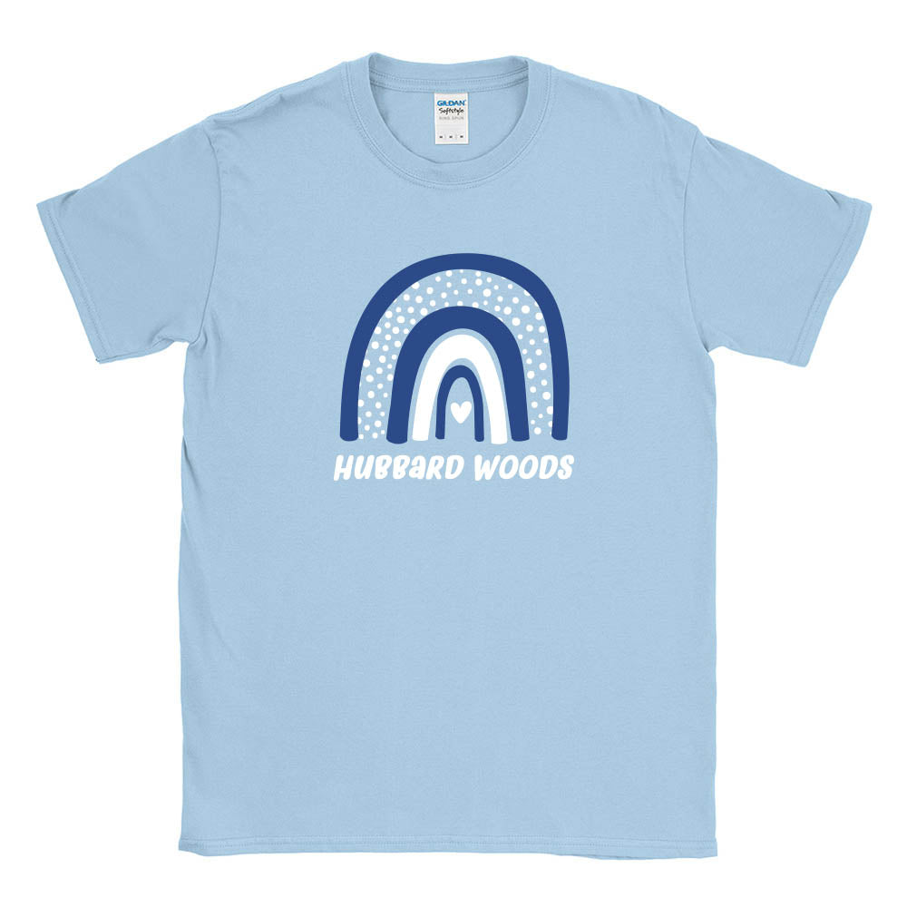 Boho Rainbow ~ Cotton T-Shirt ~ Hubbard Woods Elementary School