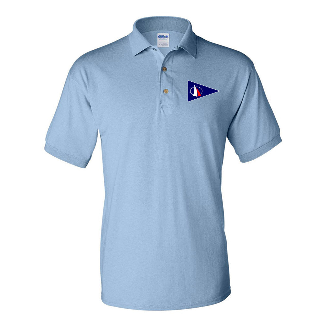 Burgee Sheridan Shore ~ 50/50 Polo ~ Sheridan Shore Sailing